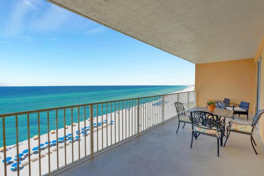 Treasure Island 707 - Gulf Front, Sunset Views, Heated Resort Pool & Hot Tub! Panama City Beach Bagian luar foto