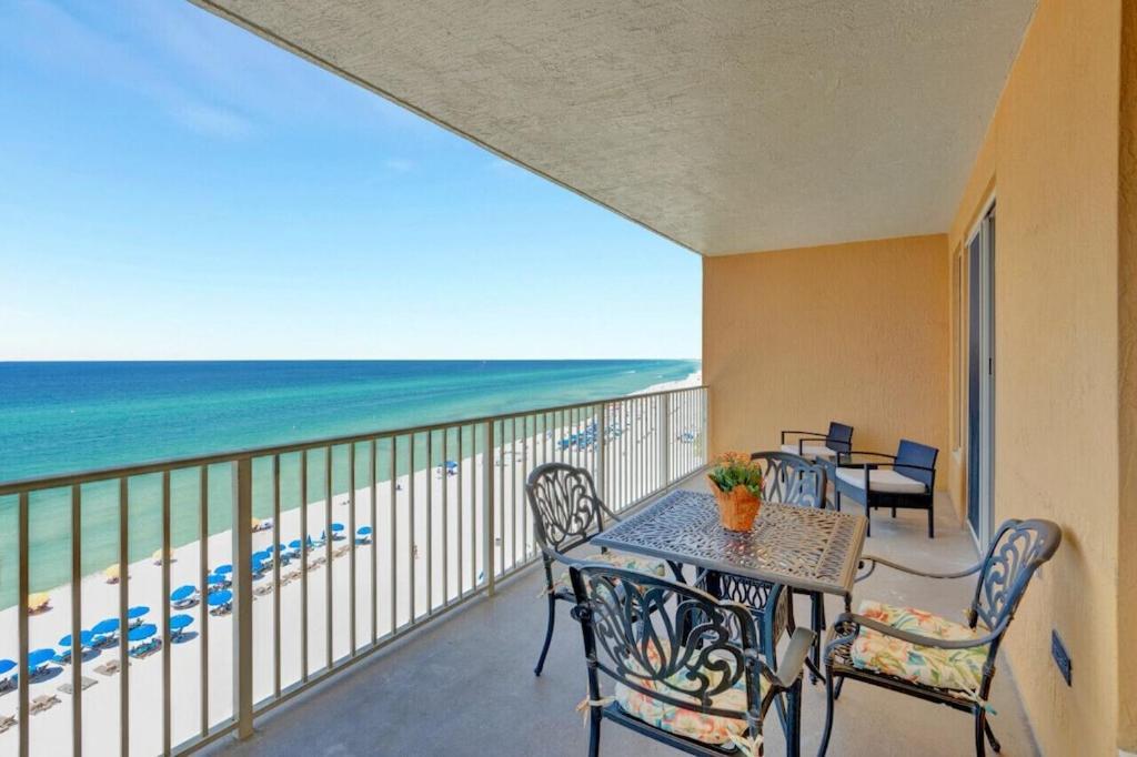 Treasure Island 707 - Gulf Front, Sunset Views, Heated Resort Pool & Hot Tub! Panama City Beach Bagian luar foto